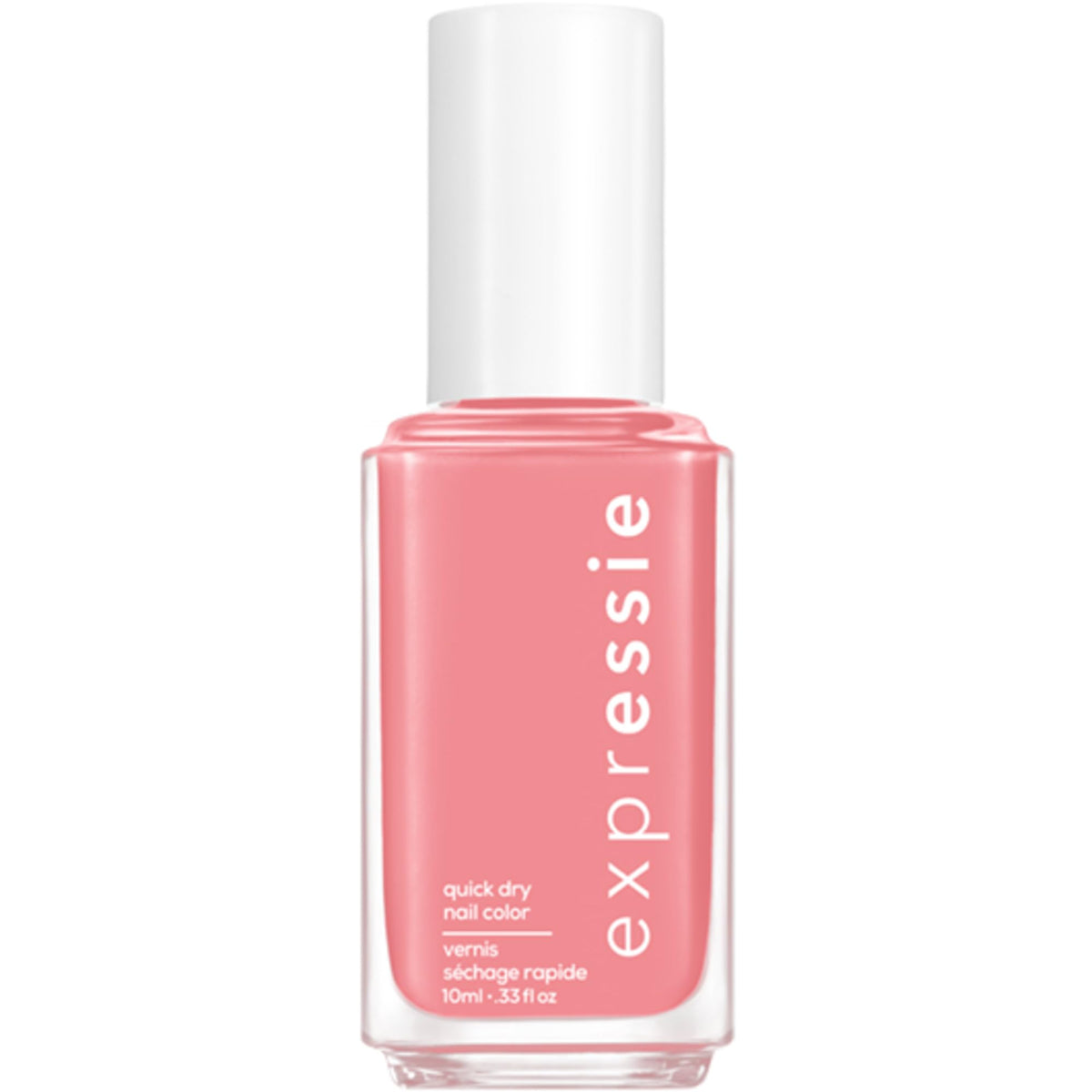 essie Expressie Nail Polish, Quick-Dry Rose Pink Nail Polish, Vegan, Second Hand, First Love, 0.33 fl oz