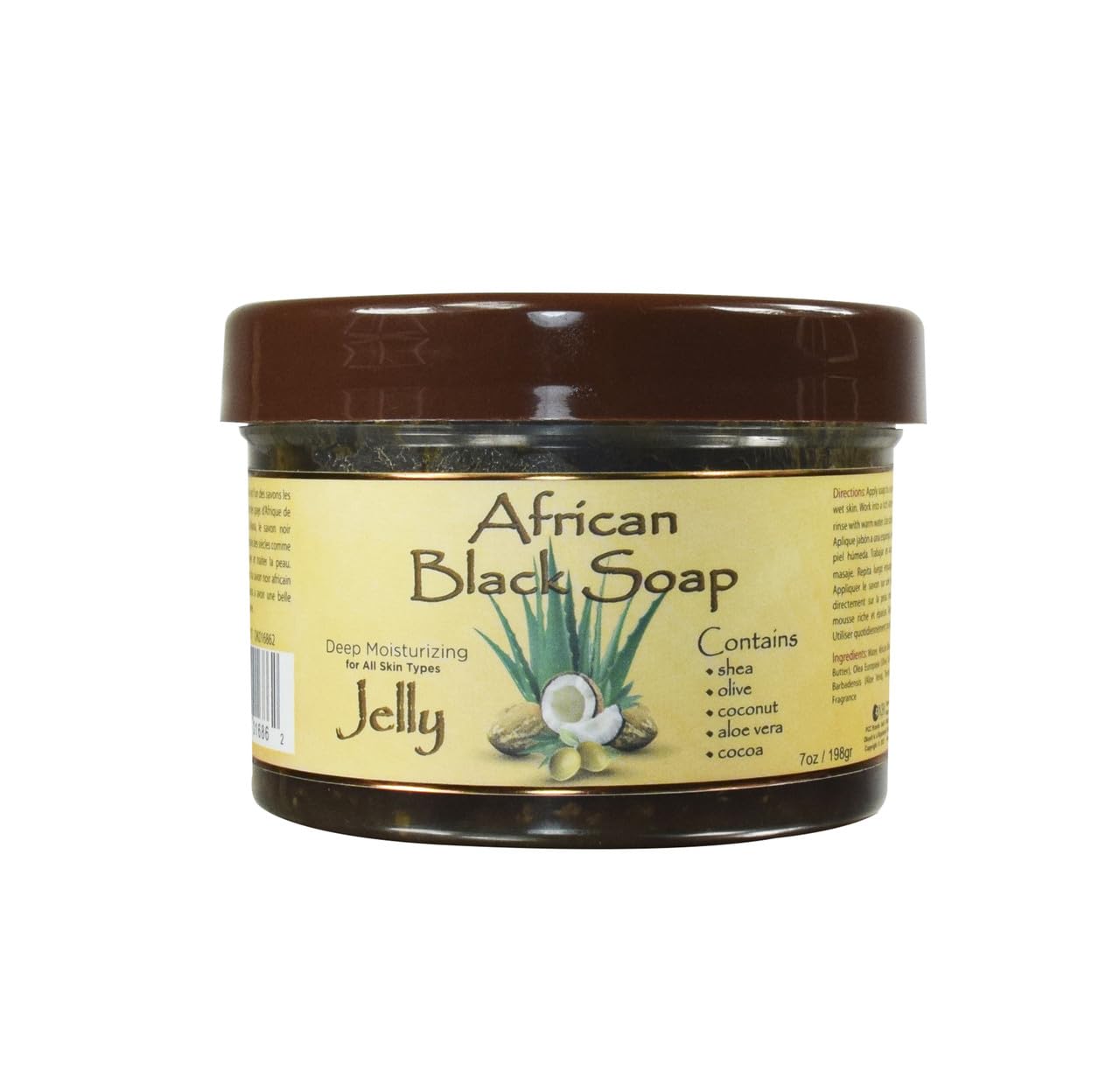 OKAY African Black Soap Jelly Antiseptic Wash - Acne & Blemish Cleanser for Face & Body, Helps with Dark Spots & Uneven Skin Tone, Sulfate, Silicone Beauty & Personal Care OKAY