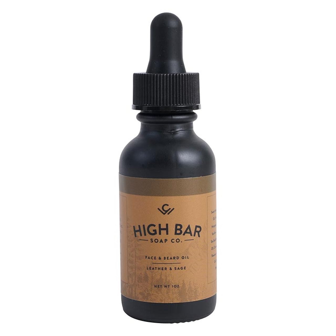 COLE WHEELER Vegan Leather & Sage Fragrance Face and Beard Oil, Natural Moisturizing, Vegan, Animal Fat Free, 1oz Beauty and Personal Care COLE WHEELER