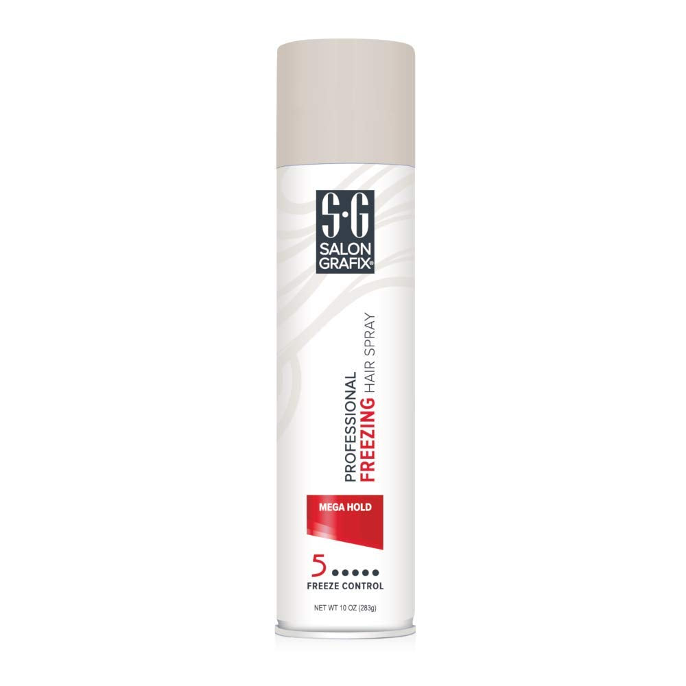 Salon Grafix Hairspray Freezing Mega Hold 10 Ounce (295ml) (2 Pack) Beauty & Personal Care Salon Grafix