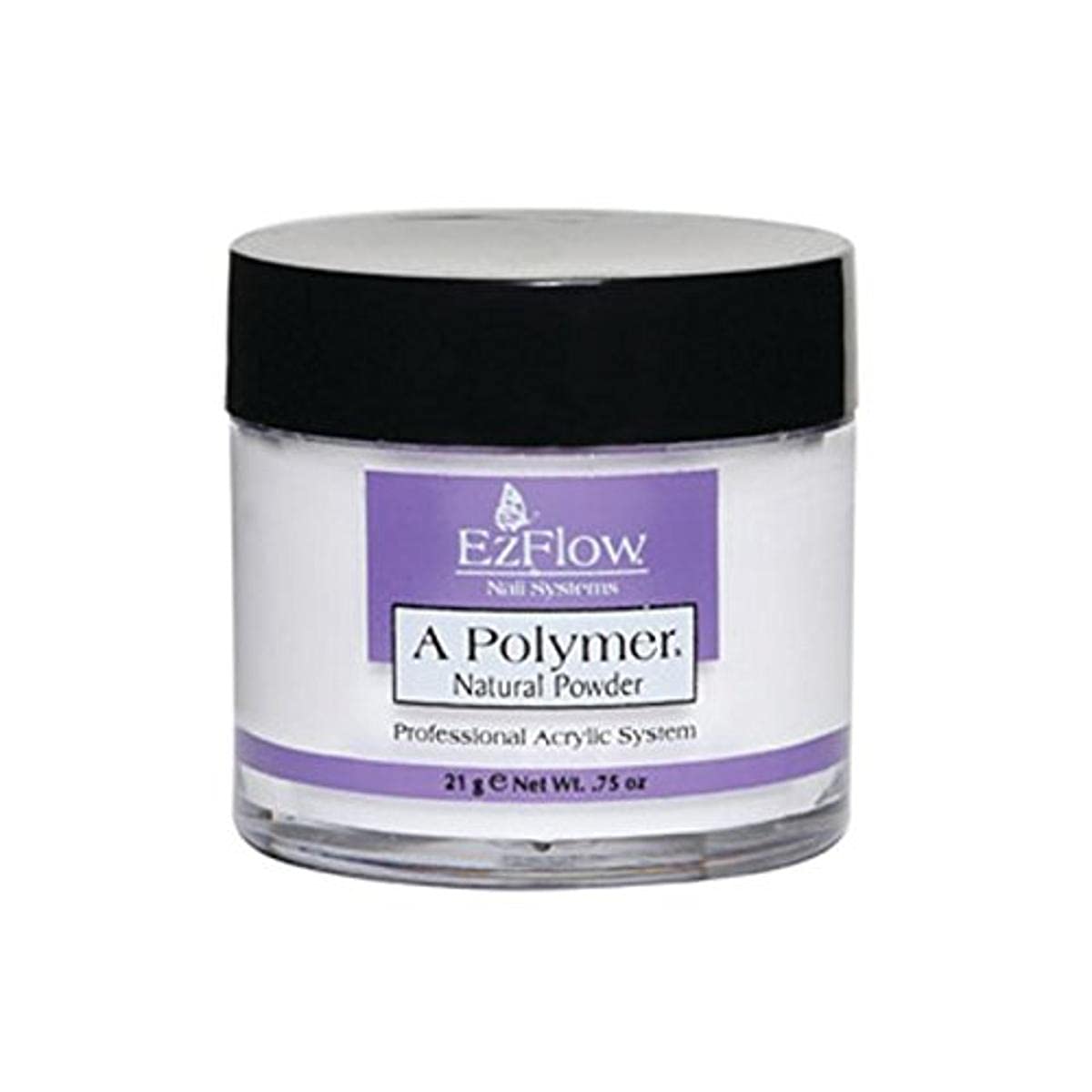 EZ Flow A Polymer Natural False Nails, 0.75 Ounce