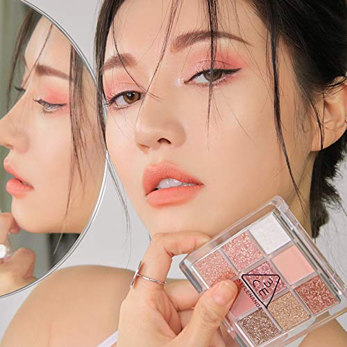 Venanoci 3CE Multi Eye Color Palette #Delightful 9Colors Peal Glow Eye Shadow Staylenanda Beauty & Personal Care 3CE