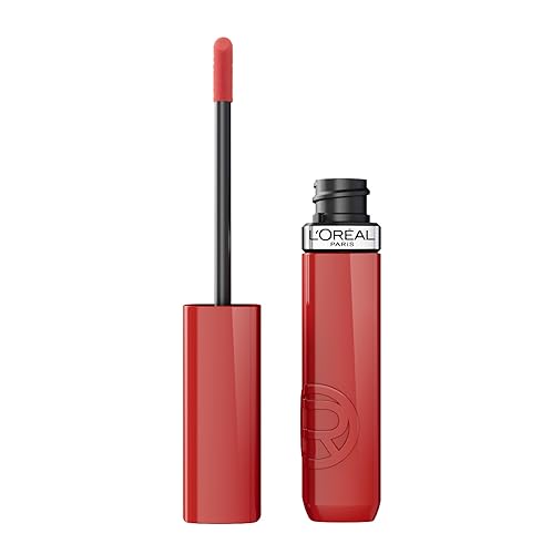 L'Oreal Paris Infallible Lacque Resistance Liquid Lipstick, 16HR Long Lasting Lip Makeup with Lacquer-Like Shine and Zero Transfer, 635, Worth It Beauty & Personal Care L'Oreal Paris