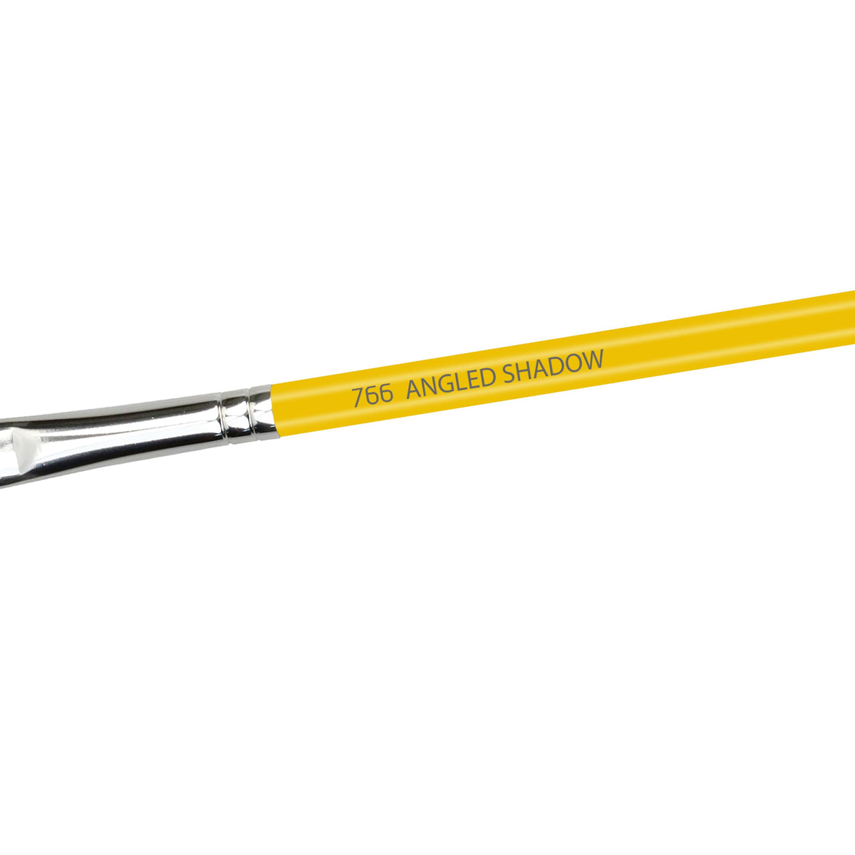 Bdellium Tools Professional Makeup Brush - Studio Series 766 Angled Shadow - With Soft Natural Fibers, For Applying Eyeshadow (Yellow, 1pc)