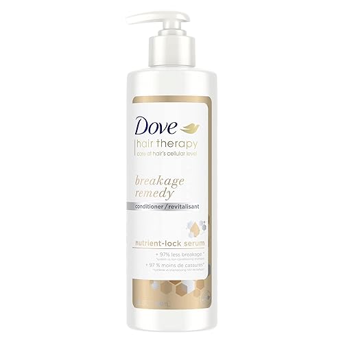 Dove Hair Therapy Conditioner for Damaged Hair Breakage Remedy Hair Conditioner with Nutrient-Lock Serum 13.5 fl oz Beauty & Personal Care Dove