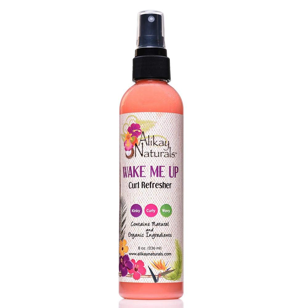 Alikay Naturals Wake Me Up Curl Refresher Natural Wheat Germ Oil, Pomegranate, Sweet Almond Oil 8 Ounce Beauty & Personal Care Alikay Naturals