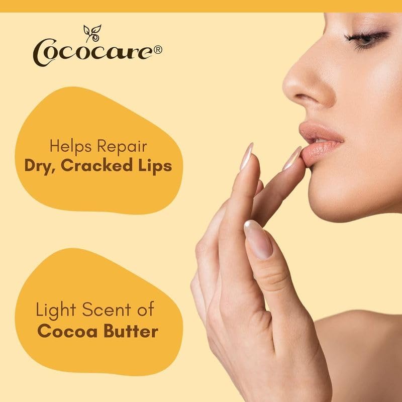Cococare Cocoa Butter Lip Balm 0.15 oz (Pack of 6) Beauty & Personal Care COCOCARE