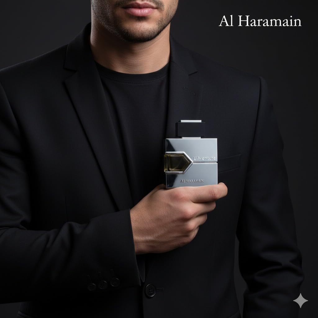 Al Haramain L'aventure Eau De Parfum Spray for Men, 3.33 Fl Oz Beauty & Personal Care Al Haramain