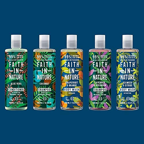 Faith In Nature Blue Cedar Body Wash 1 x 400ml Beauty & Personal Care FAITH IN NATURE