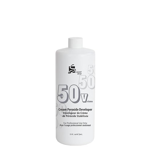 Super Star Stabilized Cream Peroxide Developer, 50v Hc-50504 Beauty & Personal Care Super