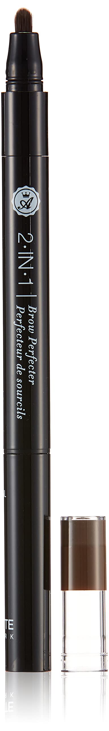 Absolute New York 2-in-1 Brow Perfecter, Dual-Ended Eyebrow Tool, Pencil and Pomade (AEBD02 Dark Brunette) Beauty & Personal Care Absolute New York