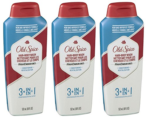 Old Spice High Endurance Conditioning Hair & Body Wash 18 Fl Oz (Pack of 3) by Old Spice Beauty & Personal Care Old Spice