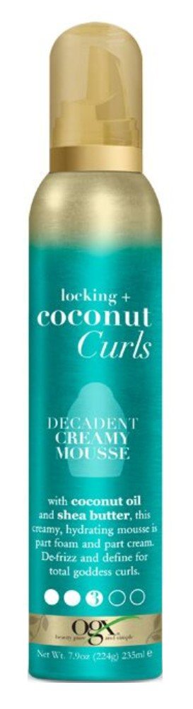 Ogx Locking + Coconut Curls Decadent Creamy Mousse Beauty & Personal Care OGX