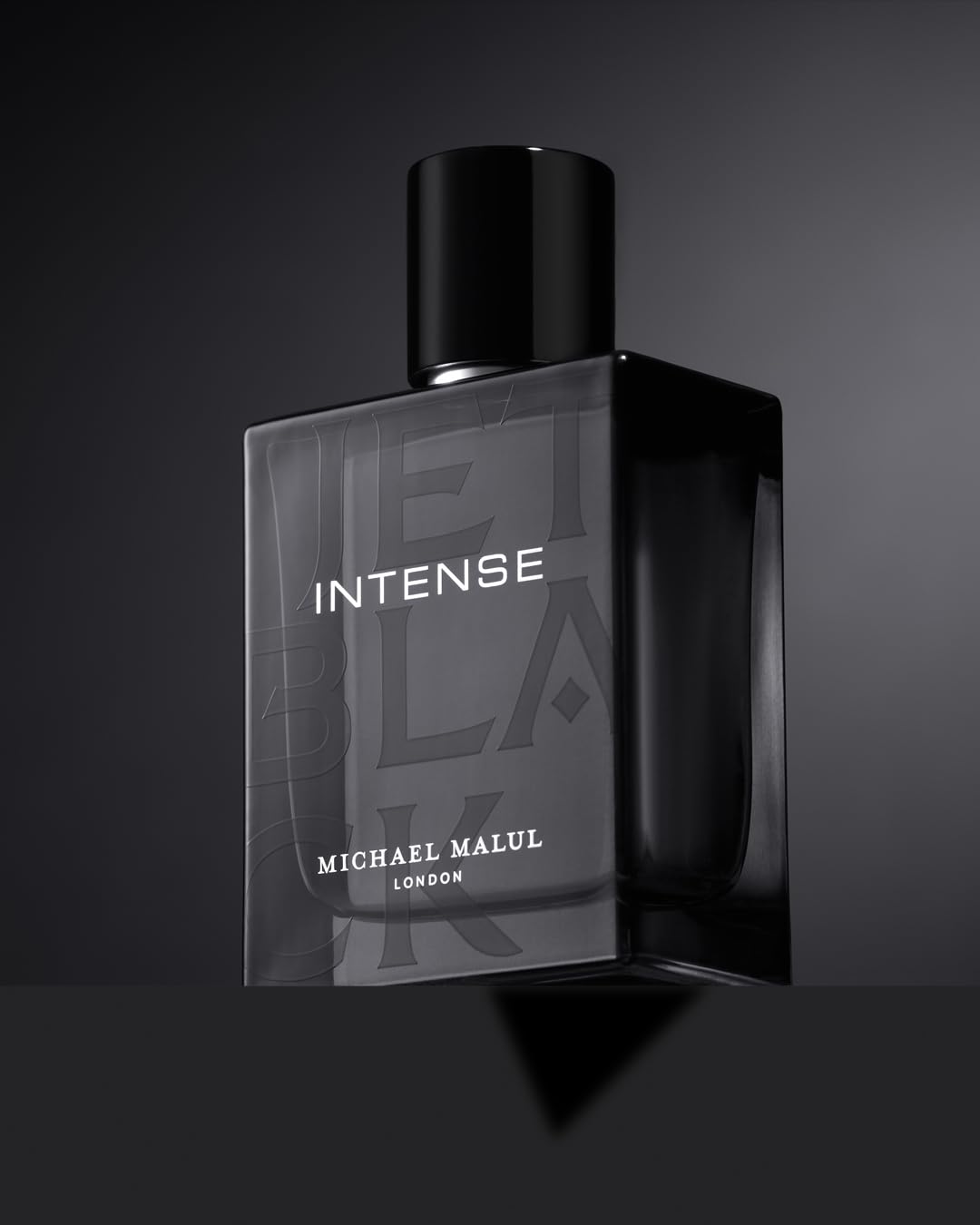 Michael Malul Jet Black Intense Eau de Parfum for Men - 100ml | 3.4oz Beauty & Personal Care Michael Malul