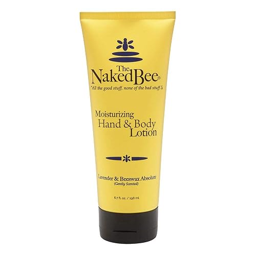 The Naked Bee Nourishing Body Lotion for All Skin Types (6.7 oz) Moisture Replenishing Lotion for Dry Skin with Lavender & Beeswax Beauty & Personal Care The Naked Bee