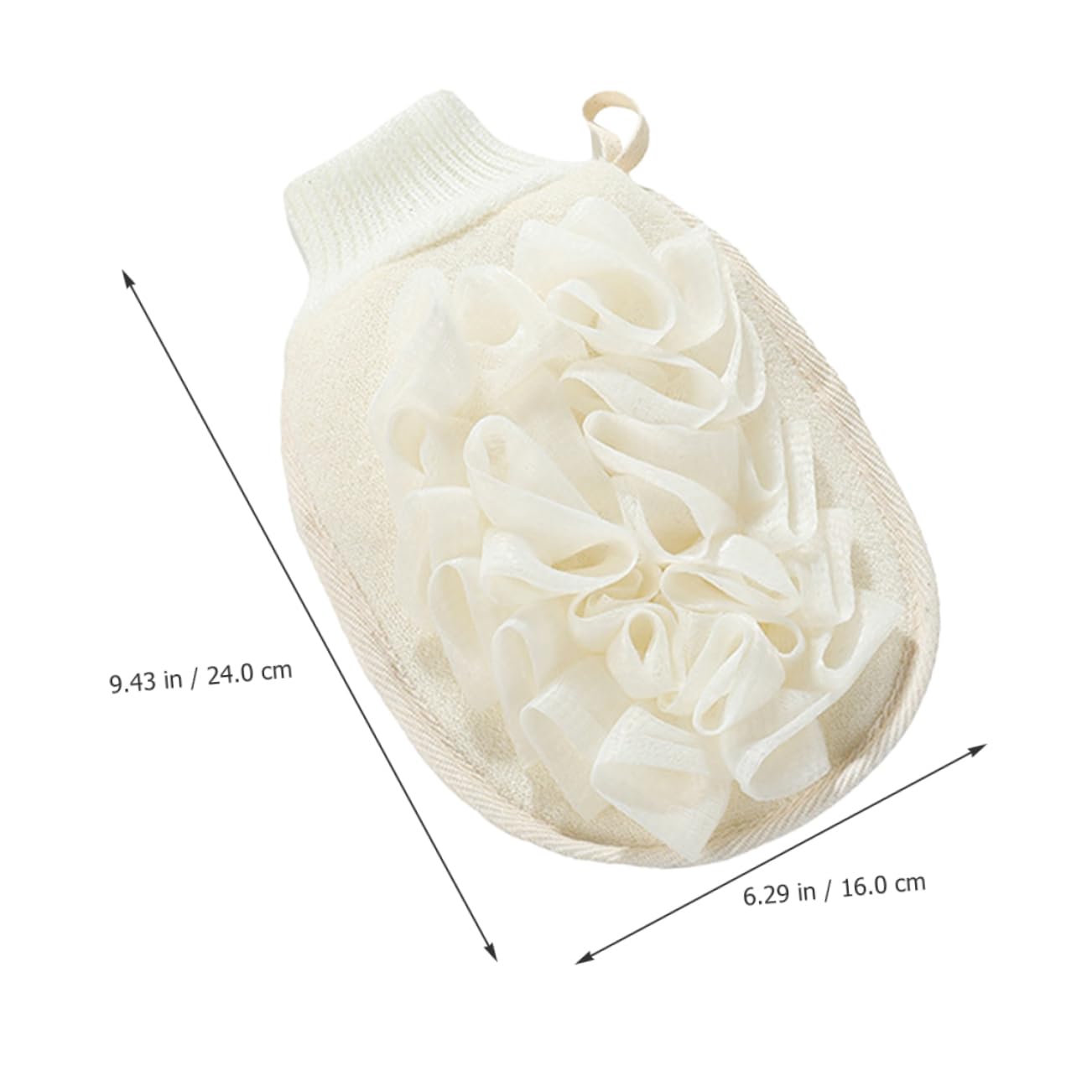 OUNONA Exfoliating Bath Glove Sided Body Scrubbing Mitt for Shower and Massage Versatile Skin Scrubber for Back Cleansing and Exfoliating Treatments Beauty and Personal Care OUNONA