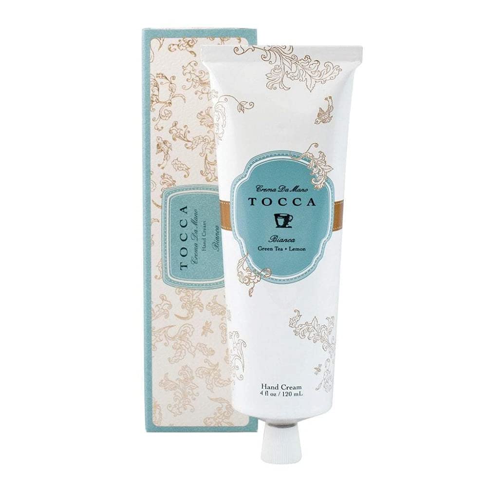 Tocca Bianca Hand Cream, 4 oz - Rose, Lemon, Green Tea - Moisturizing, Quick Absorbing Beauty & Personal Care Tocca
