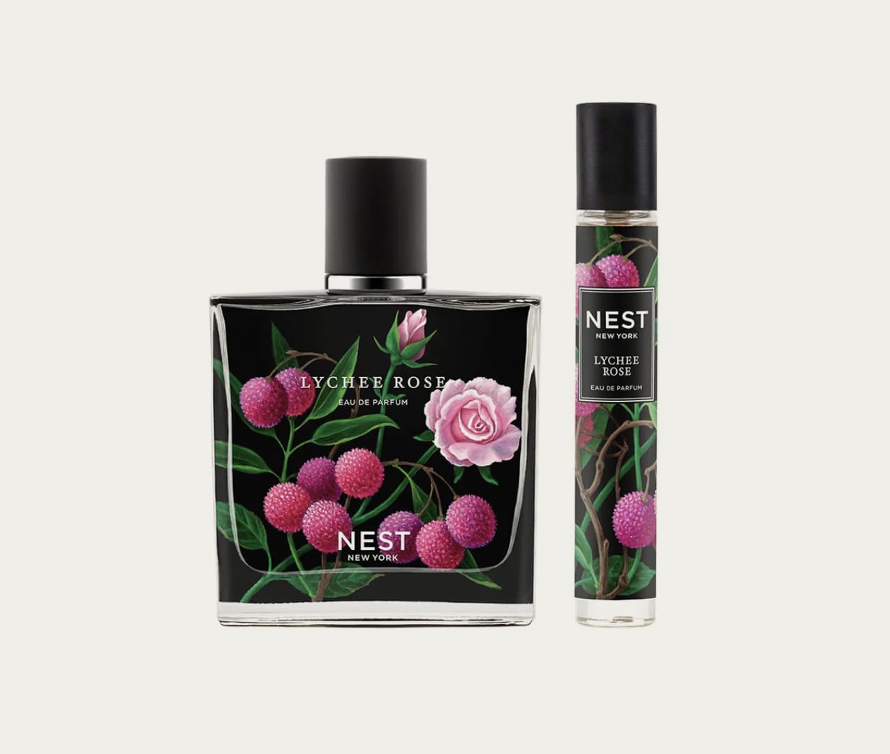NEST New York Lychee Rose Eau de Parfum 50ml/1.7fl oz + 8mL/0.27fl oz travel size Beauty & Personal Care NEST New York