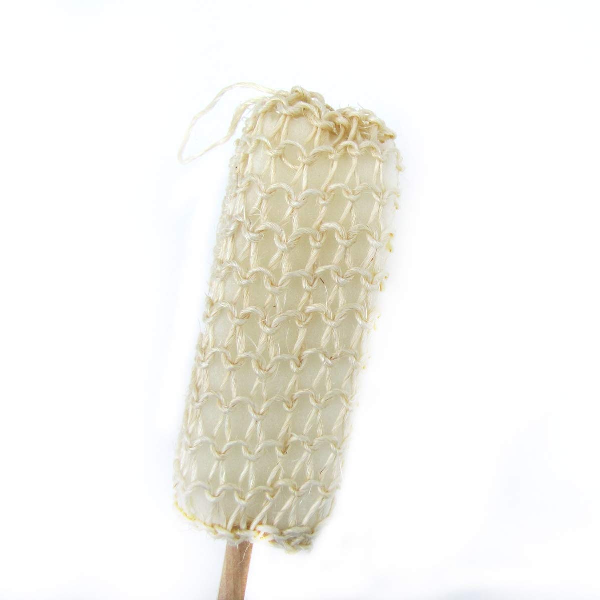 Treasure Gurus Wood Handle Stick Shower Loofah Exfoliating Bath Sponge Back Scrubber Body Washer Beauty and Personal Care TG,LLC