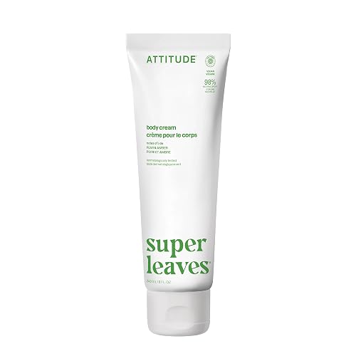 ATTITUDE Body Cream, EWG Verified Moisturizer, Vegan Moisturizing Products For Dry Skin, Dermatologically Tested, Pear & Amber Scent, 8 Fl Oz Beauty & Personal Care BIO SPECTRA ATTITUDE
