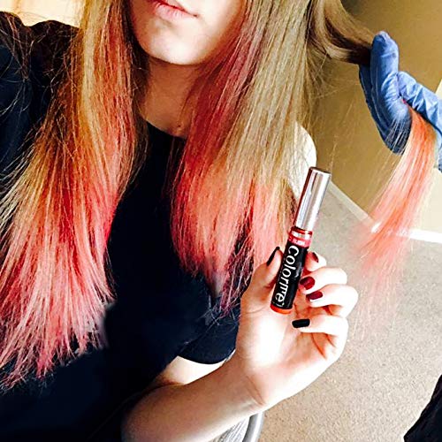 Colorme Root Touch Up Temporary Hair Mascara to color and Blend Semi Permanent Dye regrowth. Washes Out (RED) Beauty & Personal Care Color Me