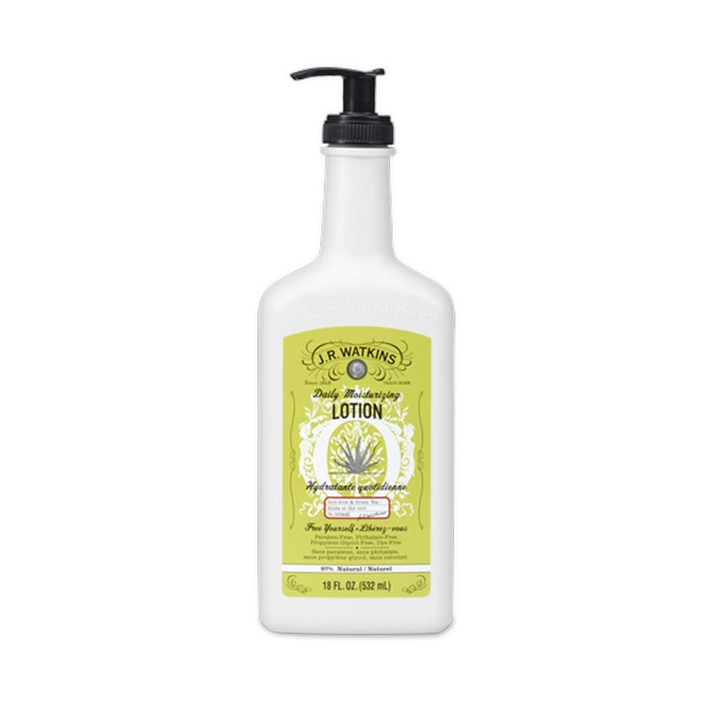 J.R. Watkins Daily Moisturizing Lotion - Body Cream in Pump Dispenser - Hydrating Skin Cream Made with Shea Butter, Cocoa Butter, Coconut Oil Beauty & Personal Care J.R. Watkins