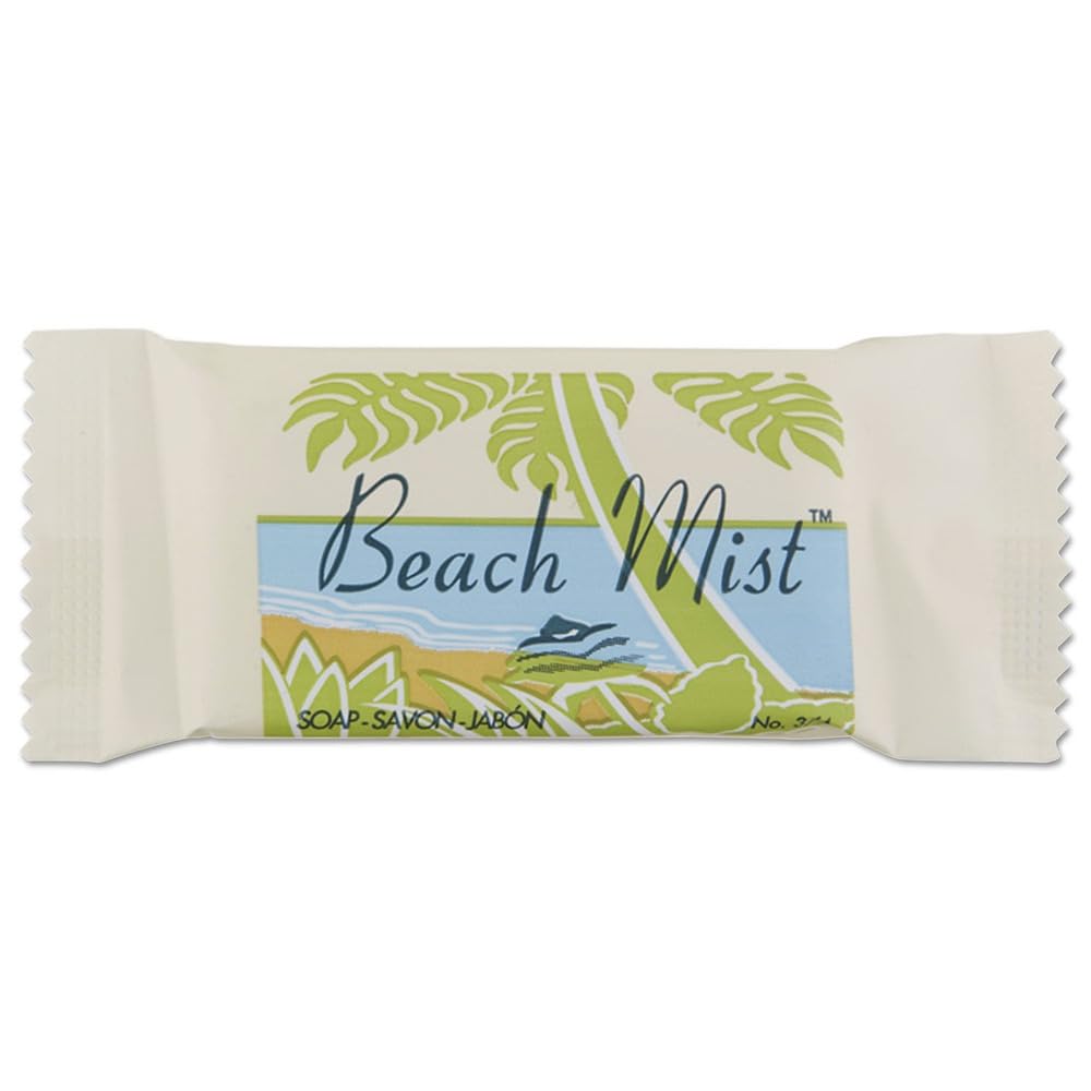Beach Mist Face and Body Soap, Foil Wrapped, Beach Mist Fragrance, .75oz Bar, 1000/Carton Beauty & Personal Care BEACH MIST
