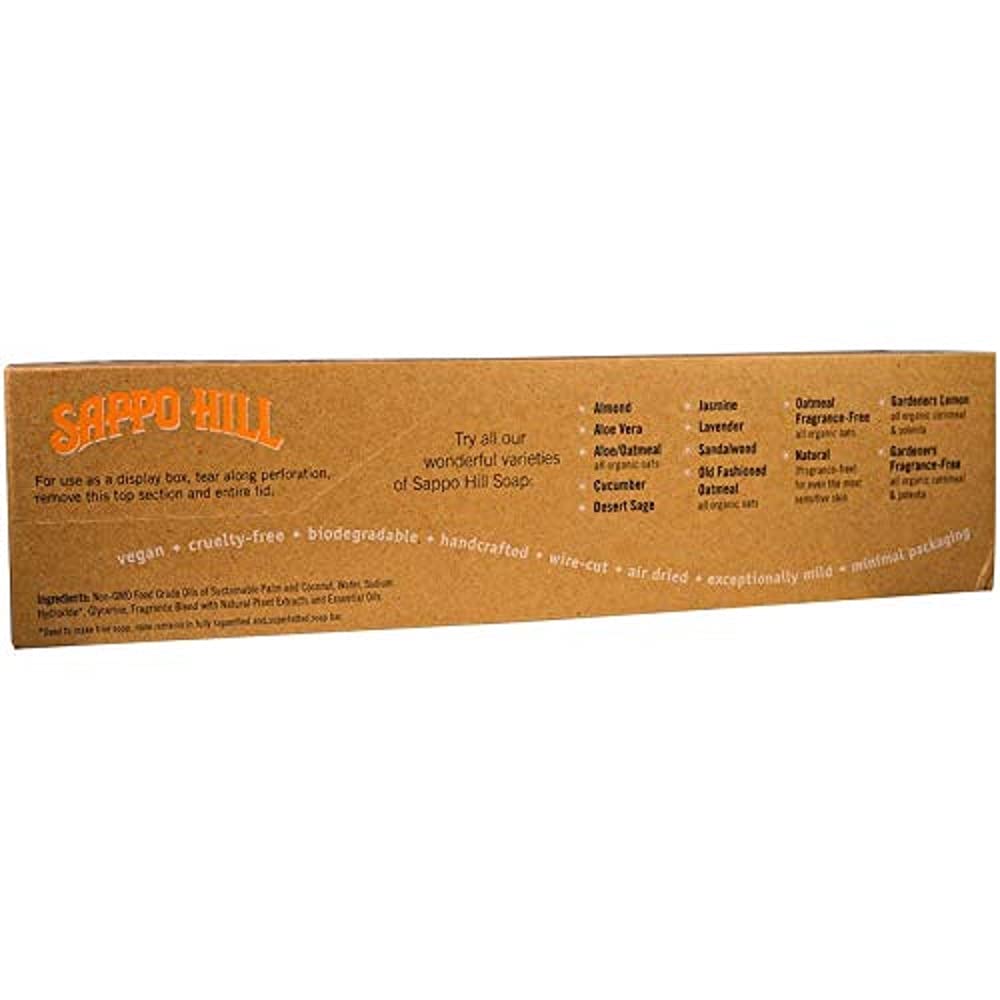 Sappo Hill Natural Glycerine Soap No Color or Fragrance - 3.5 oz - Case of 12 Beauty & Personal Care Sappo Hill Soapworks