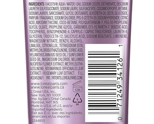 L’Oréal Paris Moisture Sulfate Free Shampoo, Hair Care for Color-Treated Hair with Rosemary Botanicals, EverPure, 8.5 Oz (Packaging May Vary) Beauty & Personal Care L'Oreal Paris
