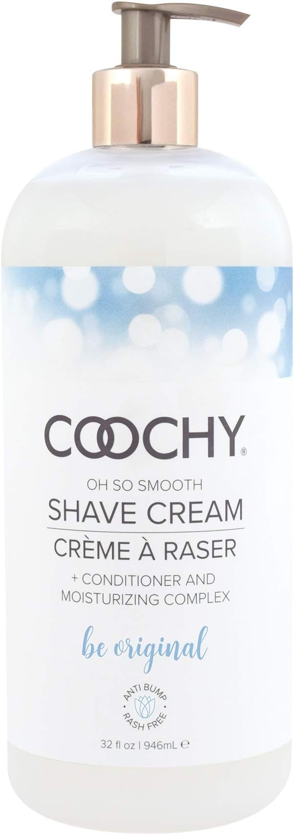 Coochy Intimate Shaving Cream - Shave Conditioner & Moisturizer for Face & Body - Ideal for Sensitive Skin Care, Anti-Bump - Be Original, 32 oz Beauty and Personal Care Coochy