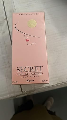 Secret for Woman EDP - Eau De Parfum 75 ML (2.5 oz) | Expression of Love | Floral Fruity Combination of Notes like Violet Leaf, Camelia, Rose Beauty & Personal Care RASASI