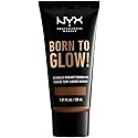 NYX PROFESSIONAL MAKEUP Born To Glow Naturally Radiant Foundation, Medium Coverage - Mocha Beauty & Personal Care NYX PROFESSIONAL MAKEUP