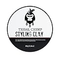 Tribal Chimp Hair Styling Clay - Super Strong Hold Matte Clay for Men & Women, Non-Sticky, Textured, Instant Volume & Thickening, Ideal for all Hair Beauty & Personal Care Tribal Chimp