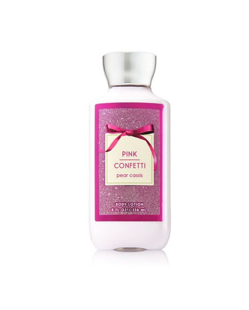 Bath and Body Works Pink Confetti Lotion Signature Collection Rounded Bottle 8 Ounce Beauty & Personal Care Bath & Body Works