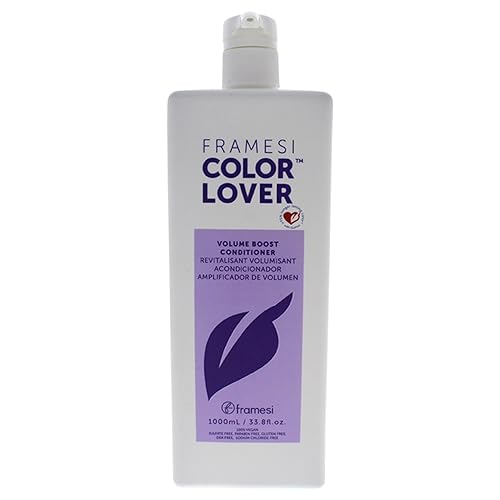 FRAMESI Color Lover Volume Boost Conditioner, 33.8 fl oz, Sulfate Free Volumizing Conditioner with Quinoa and Coconut Oil, Color Treated Hair Beauty & Personal Care FRAMESI