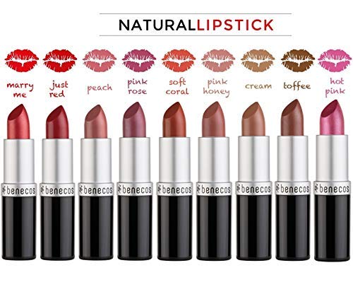 benecos Natural Lipstick: Pink Honey Beauty & Personal Care benecos