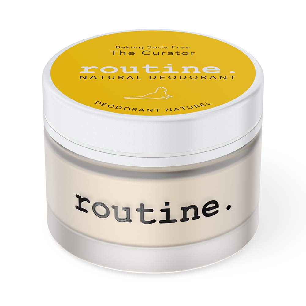Routine. Natural Deodorant (2 Fluid Oz.) The Curator (Baking Soda Free) - Aluminum Free Natural Deodorant for Women & Men - Eucalyptus, Geranium Beauty and Personal Care Routine