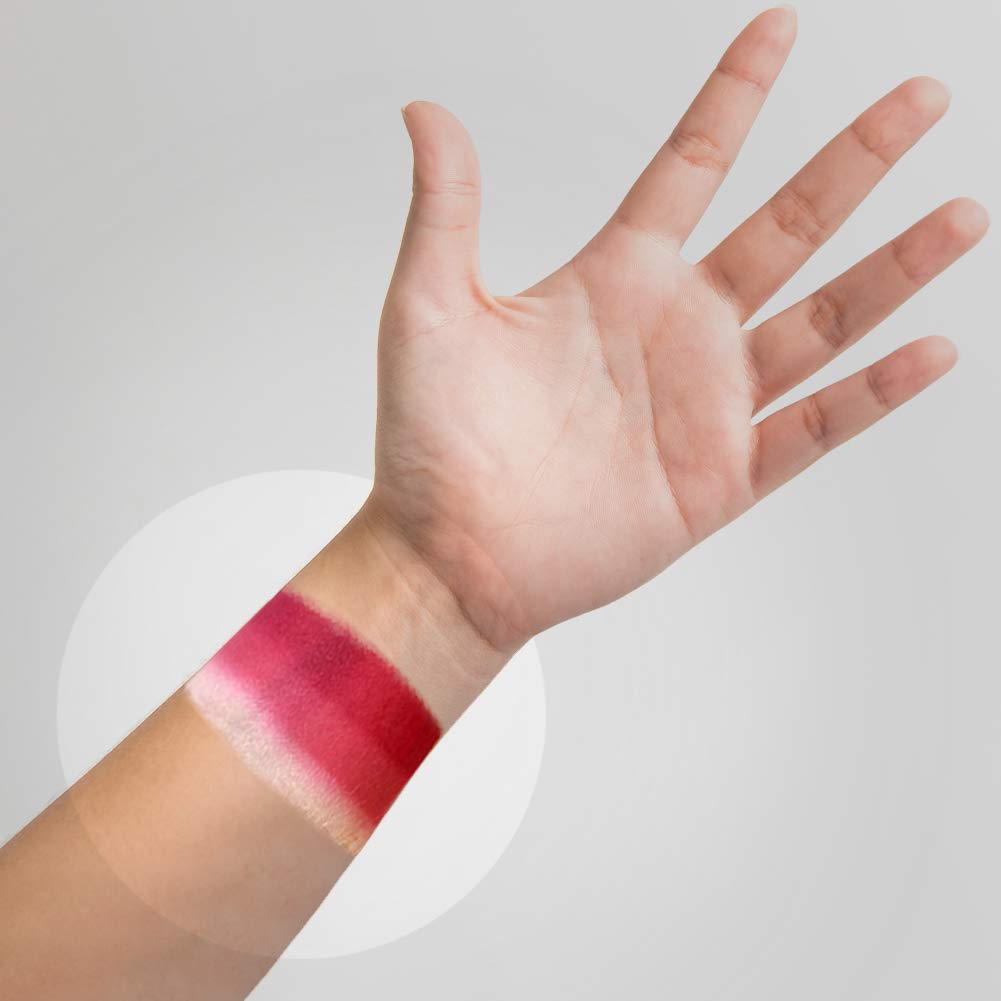 Kraze FX Dome Stroke - Bloodberry (25 gm), Professional 1-Stroke Split Cake, Hypoallergenic, Non-Toxic, Water Activated Face & Body Painting Makeup Beauty & Personal Care Kraze FX