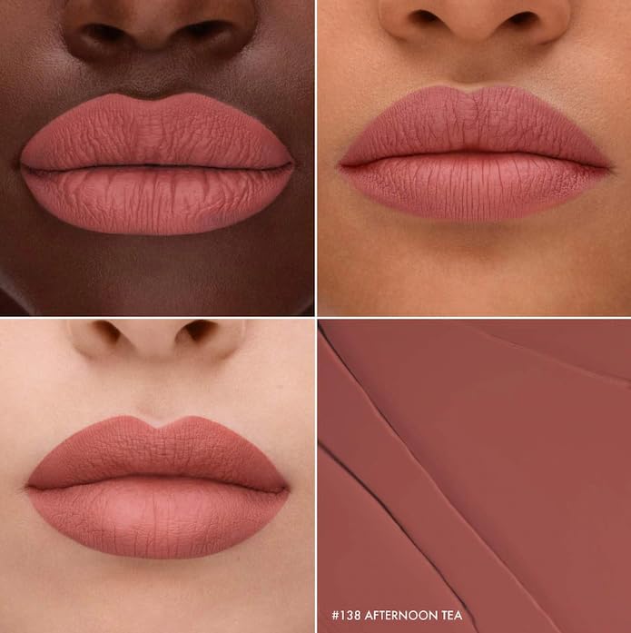 SEPHORA Collection Cream Lip Stain - 138 Afternoon Tea (matte mauve nude) 0.16 oz. / 5 mL Beauty & Personal Care SEPHORA