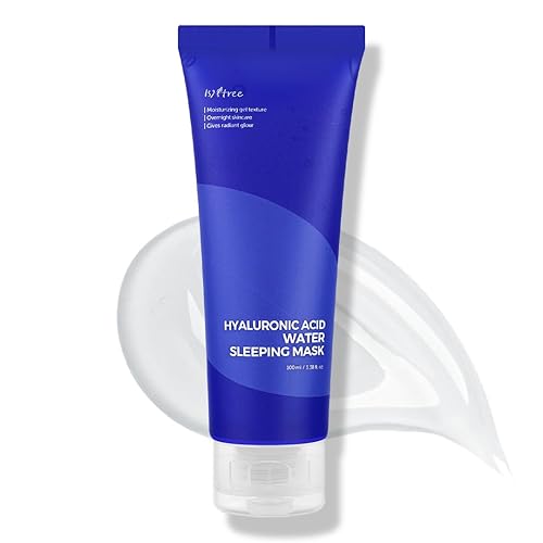 IsNtree Hyaluronic Acid Water Sleeping Mask 100ml 3.38 fl.oz | Moisturizing gel texture | Overnight skincare | Gives radiant glow Beauty & Personal Care IsNtree