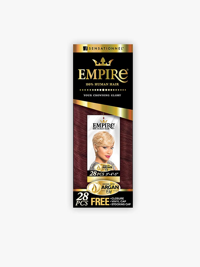 Sensationnel Empire Curly Weave Hair-28 Pcs,613 BLONDE