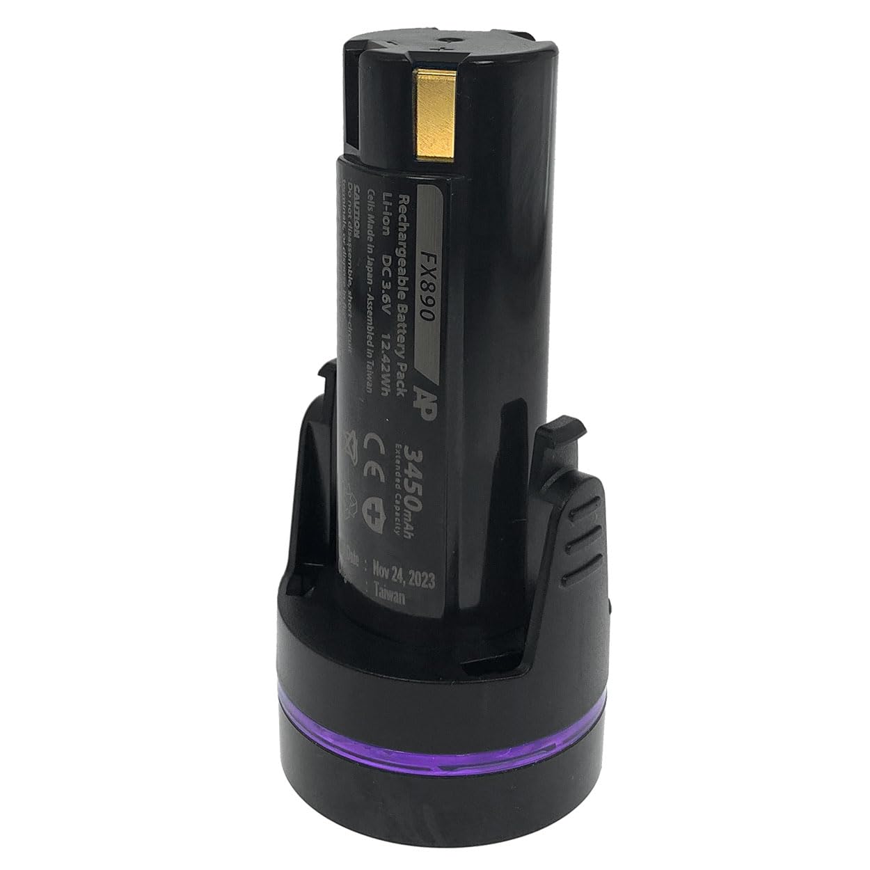 High-Capacity Replacement Battery Compatible with BaBylissPRO SNAPFX FX890 Clippers. Li-ion, 3450mAh, Japanese Cells. Replaces FXBPc, FXBPC33 Beauty and Personal Care Artisan Power