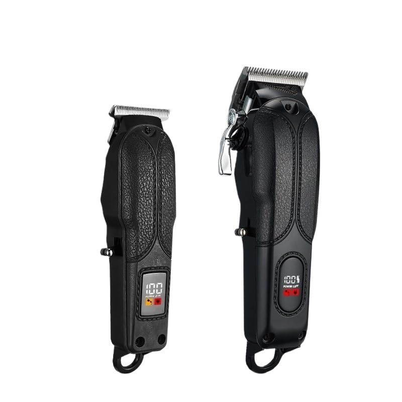 NSUQOA JSEIAJB Electric Charging Pusher Adult Carving Electric Pusher Scissors Home Barber Digital Display Beauty and Personal Care NSUQOA