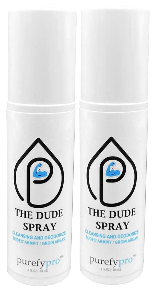 PUREFY THE DUDE SPRAY (4oz, 2pk) Instantly remove the nasty odor from armpit or groin areas, or anywhere on the Body. Promotes natural healing Beauty and Personal Care PUREFY