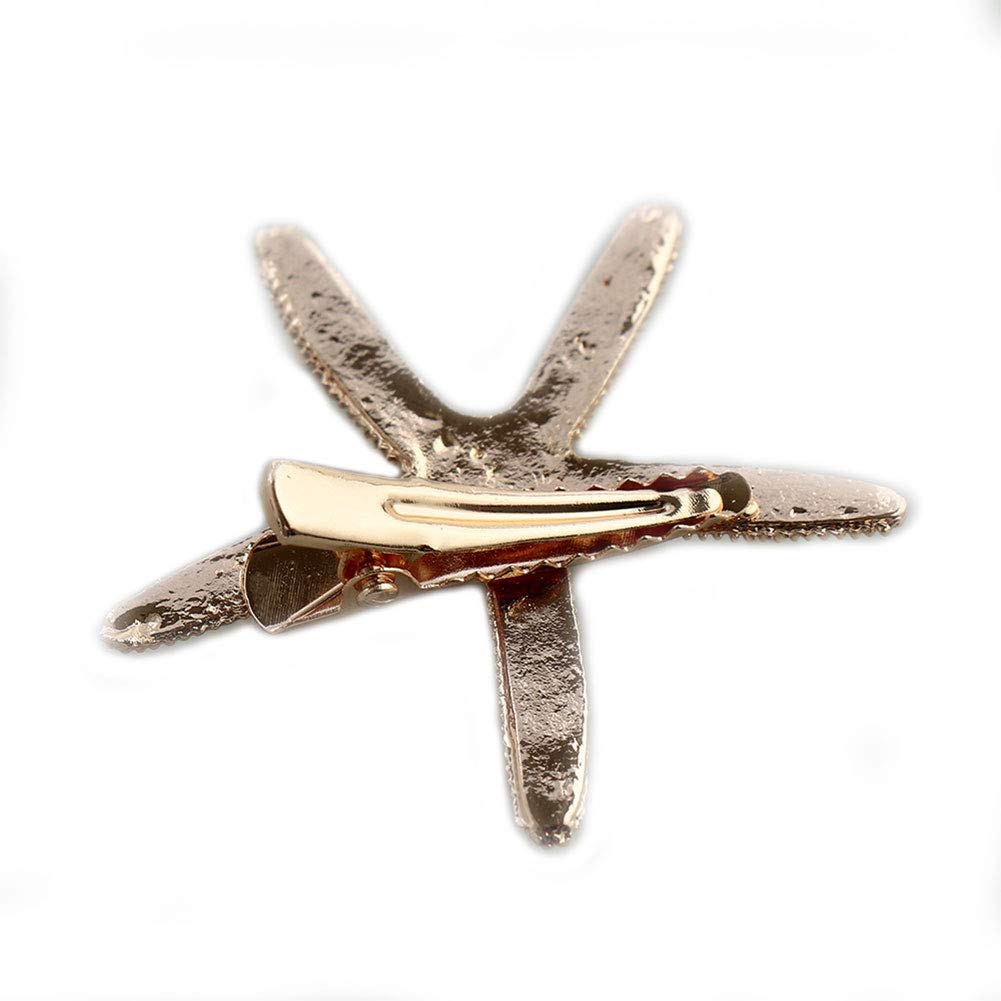 4 Pcs Starfish Hair Clip Bridal Flower Girl Accessories for Wedding Beauty & Personal Care Kukiwhy