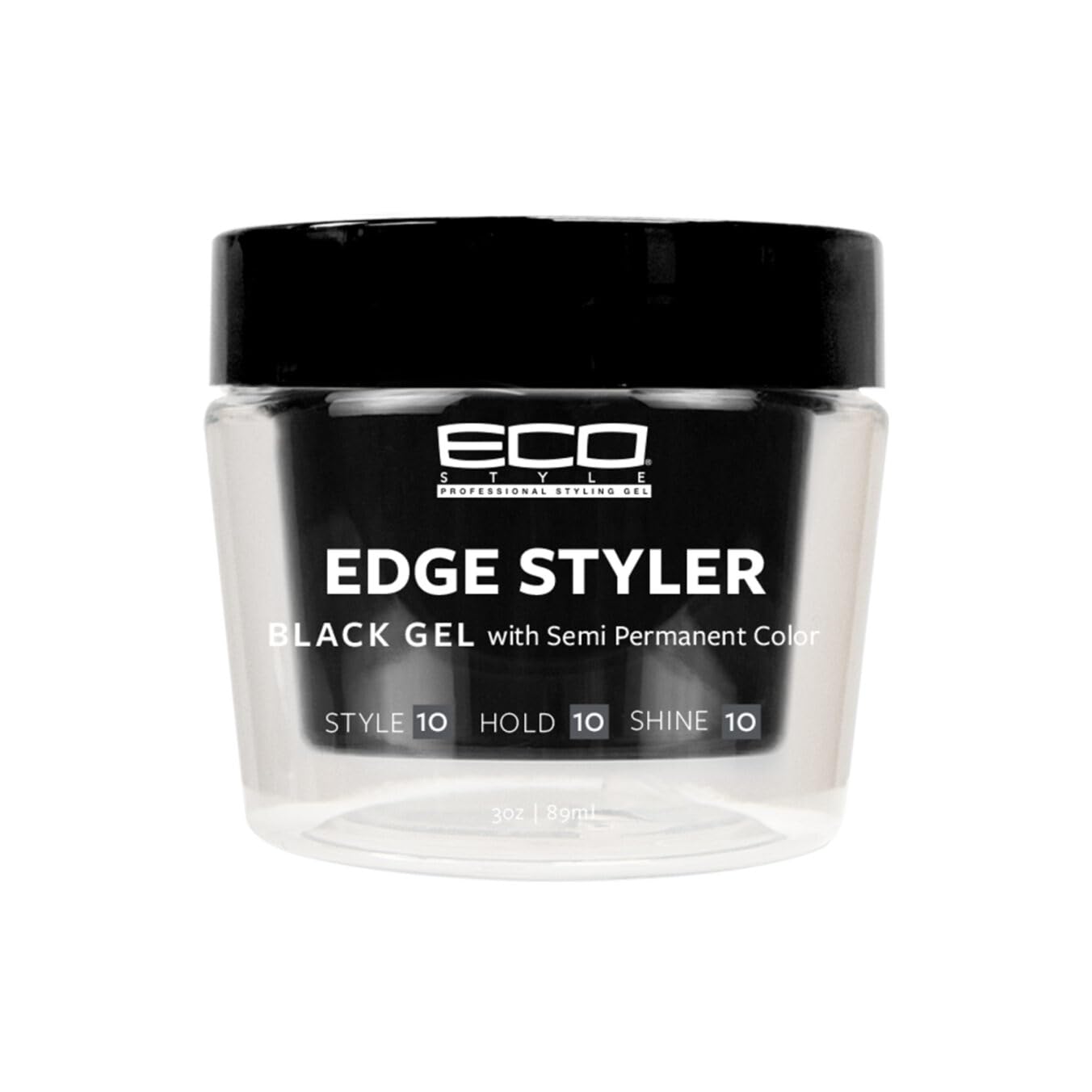 Styler Ecoco Eco Pomade Black Gel With Semi Permanent Color Strong Hold 3 oz Beauty & Personal Care Eco Style