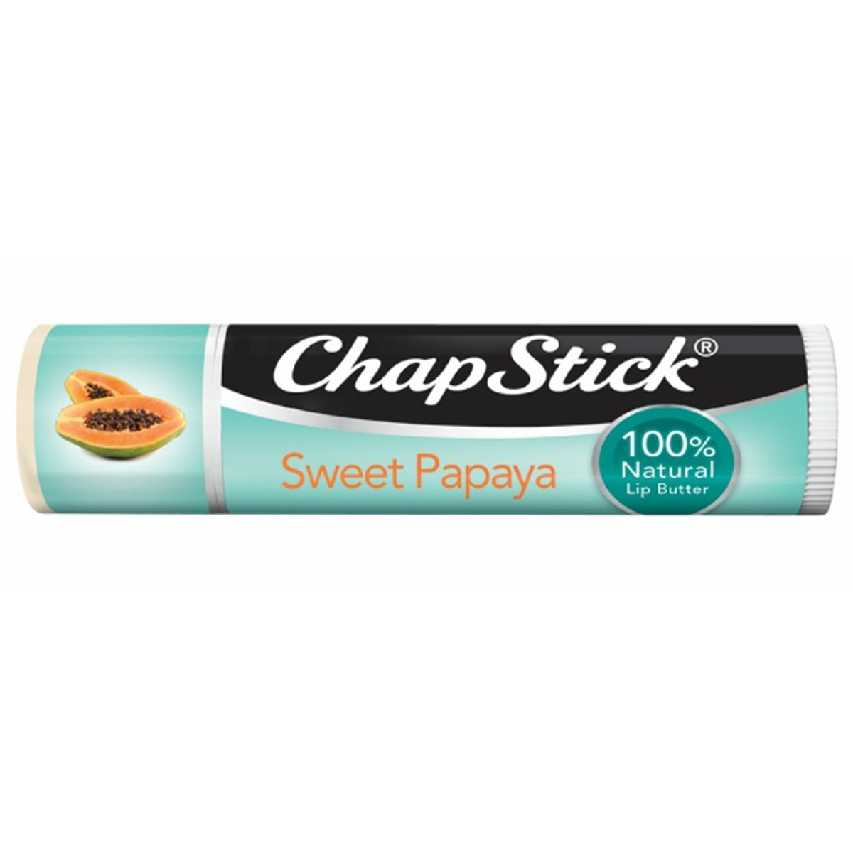 ChapStick Papaya 100% Natural Lip Butter Tube, Lip Balm - 0.15 Oz, Non-Tinted, Sweet Papaya Beauty & Personal Care ChapStick