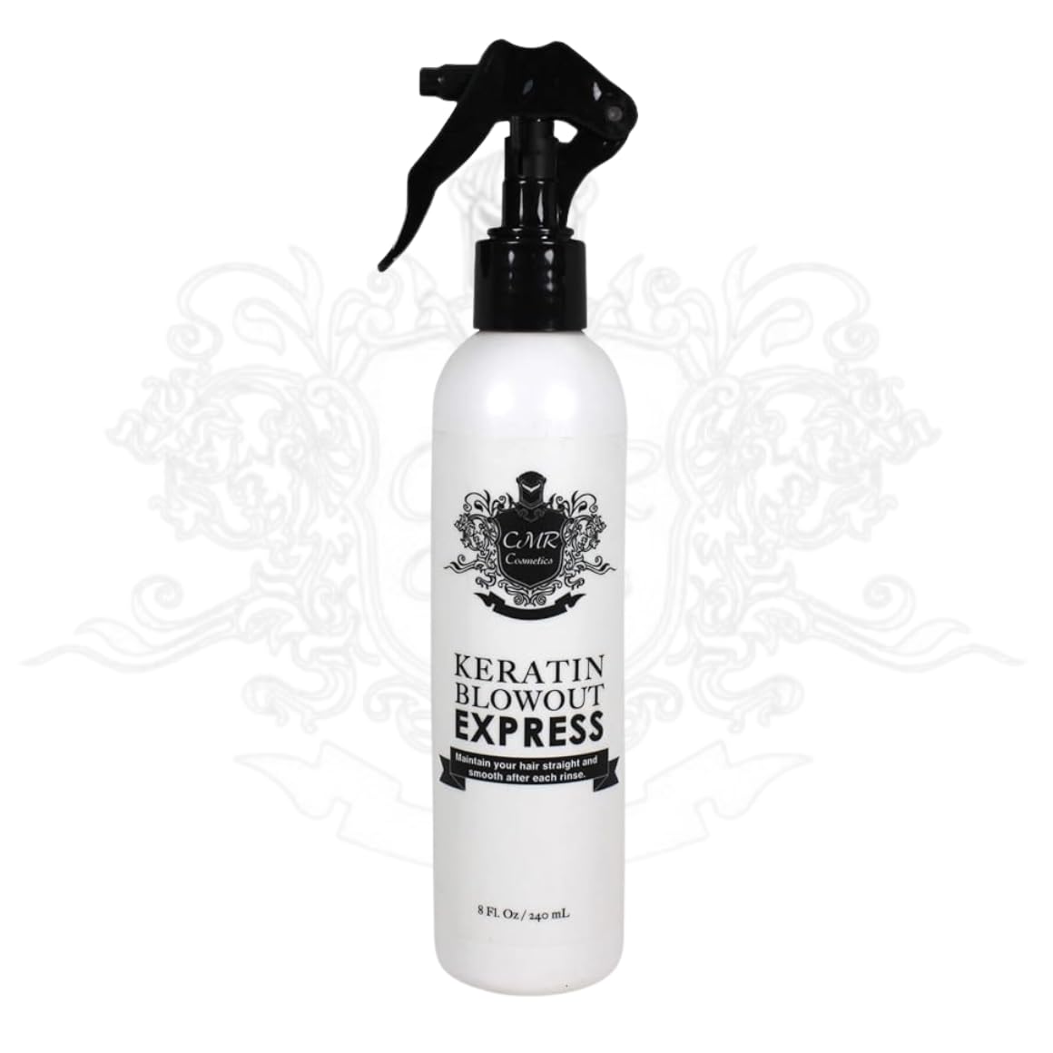 CMR COSMETICS Keratin Blowout Express Hair Smoother- CitrusScented Frizz Control & Shine for All Hair Types, Salon-Quality Straightening at Home, 8oz Beauty & Personal Care CMR Cosmetics