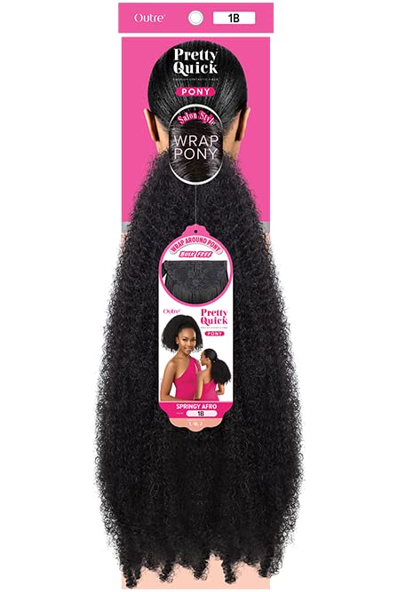 Outre Wrap Ponytail Pretty Quick Springy Afro (2)