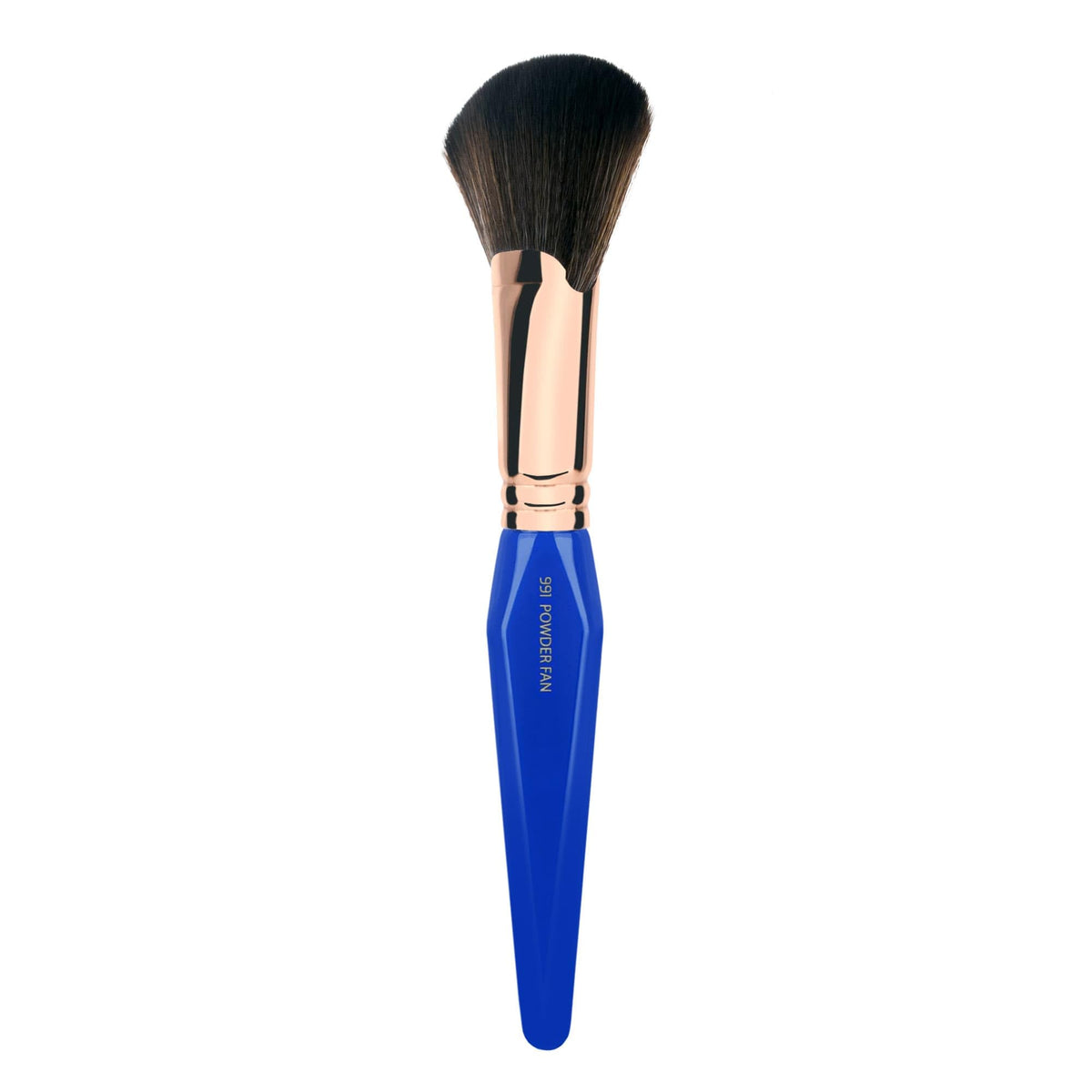 Bdellium Tools Professional Makeup Brush - Golden Triangle 991 Powder Fan - With All Vegan and Soft Synthetic Fibers, For Defining the Cheekbones